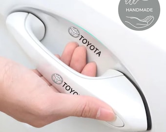 8pc Clear Car Door Handle Protector Film