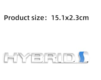 Sticker emblème de voiture Hybrid Synergy Drive