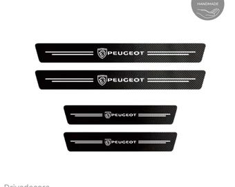 Autocollants protecteurs de seuil de porte de voiture en cuir | Protection anti-rayures pour pédales Welcome