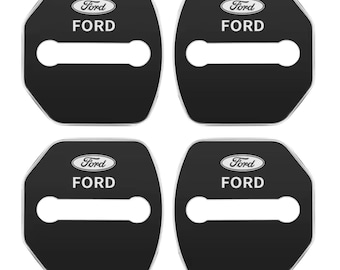 4PCS Car Door Lock Protector Covers, Waterproof Door Latch Buckle Caps