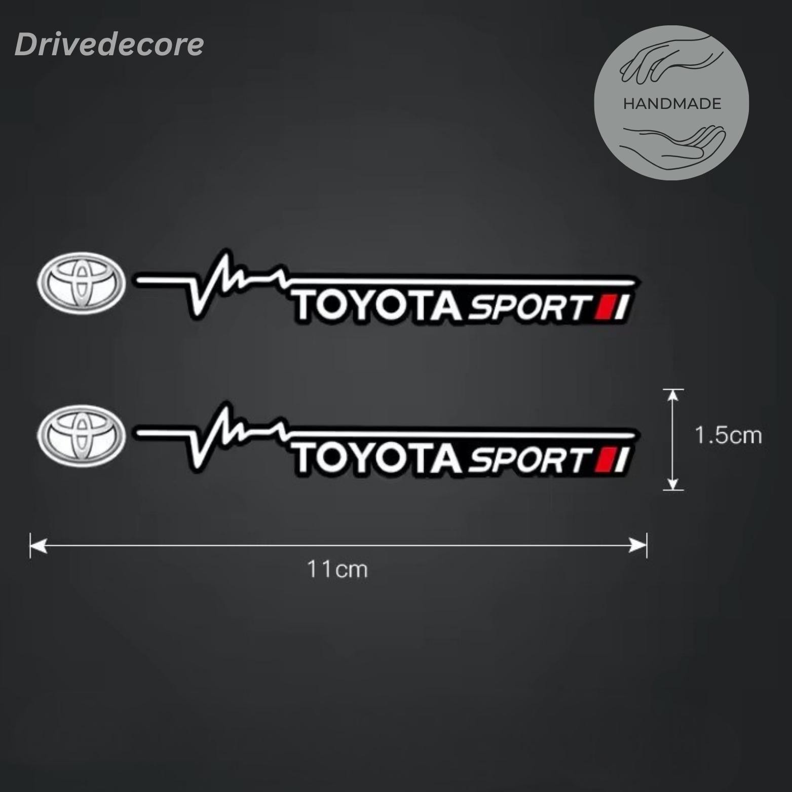 Toyota Sport Rear Wiper Sticker: Waterproof Car Accessory for Yaris ...