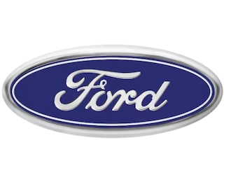 Emblème de volant en fibre de carbone pour Ford