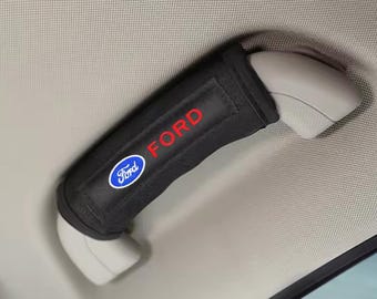 Ford Car Roof Handle Cover, Plush Interior Grab Handle Protector