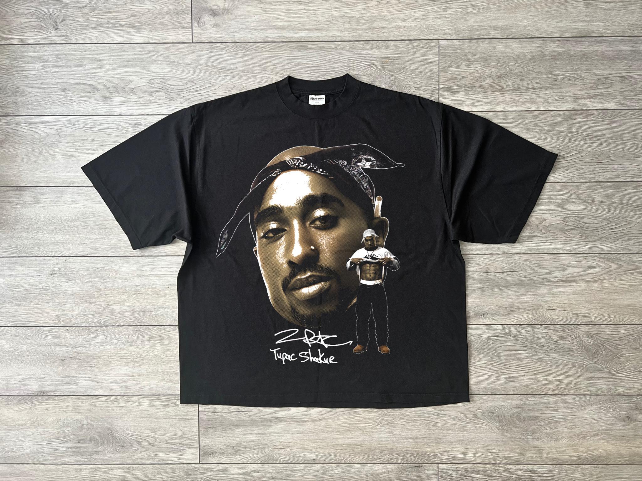 2pac print t shirt - Etsy 日本