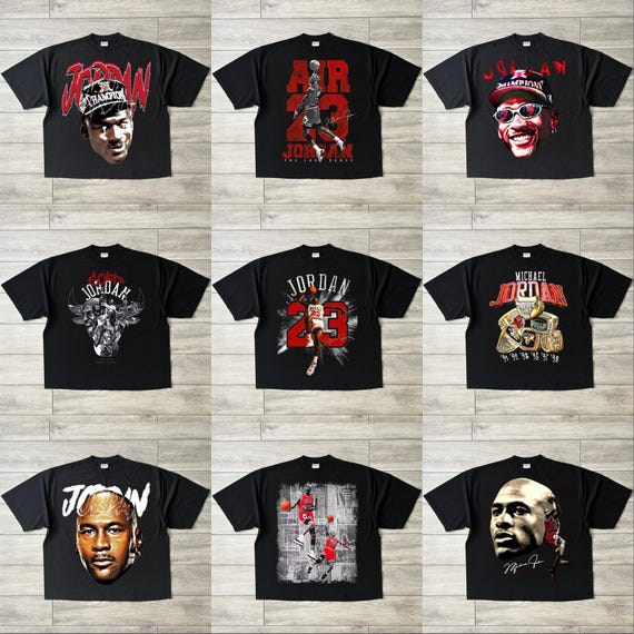 Michael Jordan Png Design, Bundle T Shirt Design, Basketball Design, Png File, Good For DTF DTG Sublimation, Ready To Print