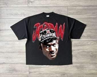 Michael Jordan Basketball Player Bigface PNG Design (Digital Download)