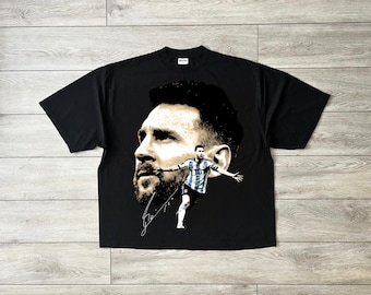 Football Soccer Player Messi Bigface PNG Design (Digital Download)
