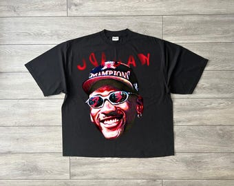 Basketball Player Bigface Michael Jordan PNG Design, T Shirt Design, Good For DTF DTG (Digital Download)