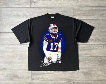 Buffalo Football PNG T-Shirt Design, Football Quarterback Digital Download, Number 17 Football Graphic, Game Day Shirt File DTF DTG