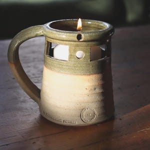 Vintage English Stoneware Candle Lantern – S. Hamilton Pottery
