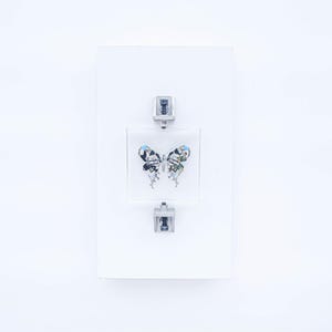 Cyberpunk Butterfly Resin Art, Recycled Electronics Sculpture, Industrial Wall Decor, Steampunk Insect, Handmade Tech Art, Unique Gift