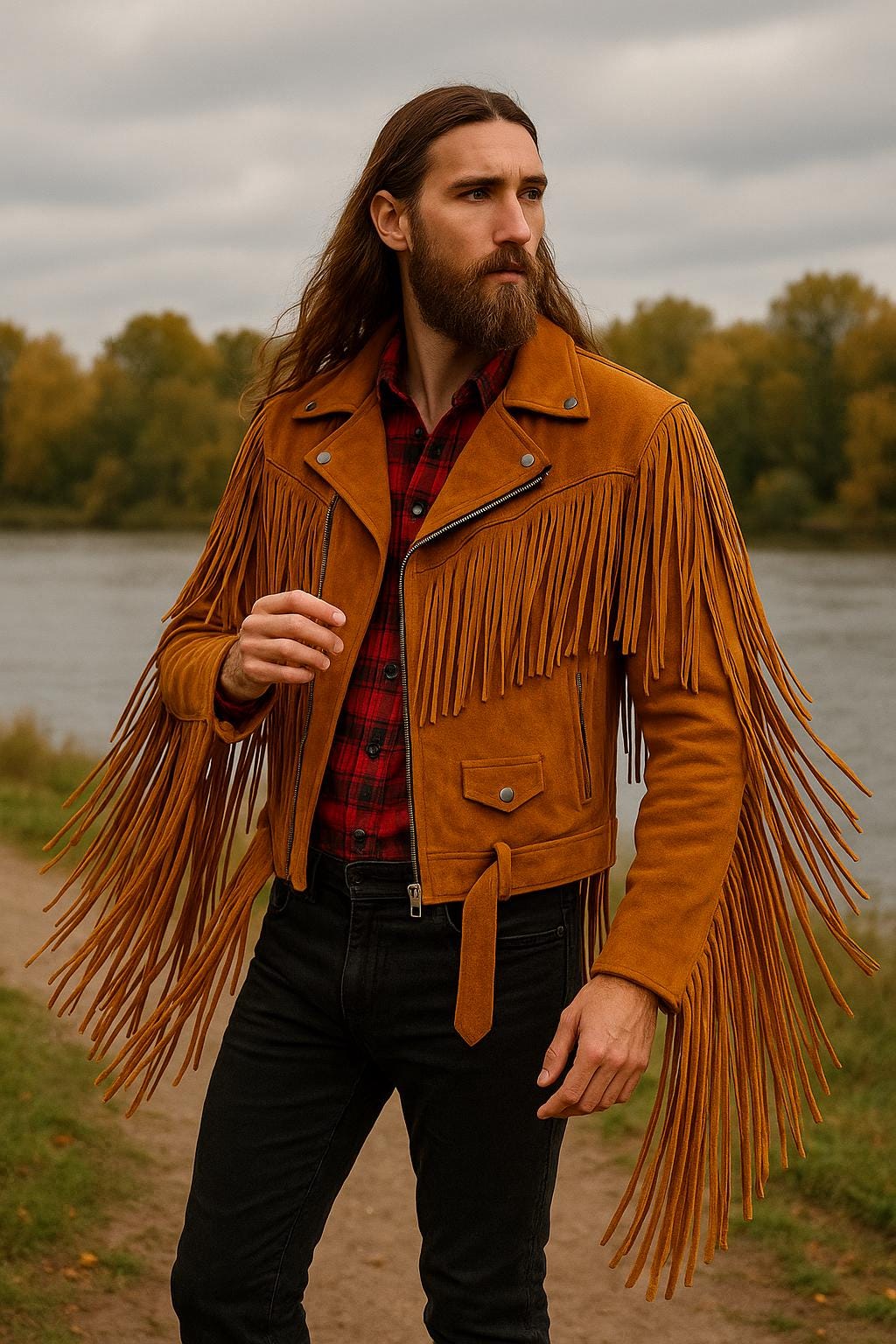 Western Suede Jacket - Etsy