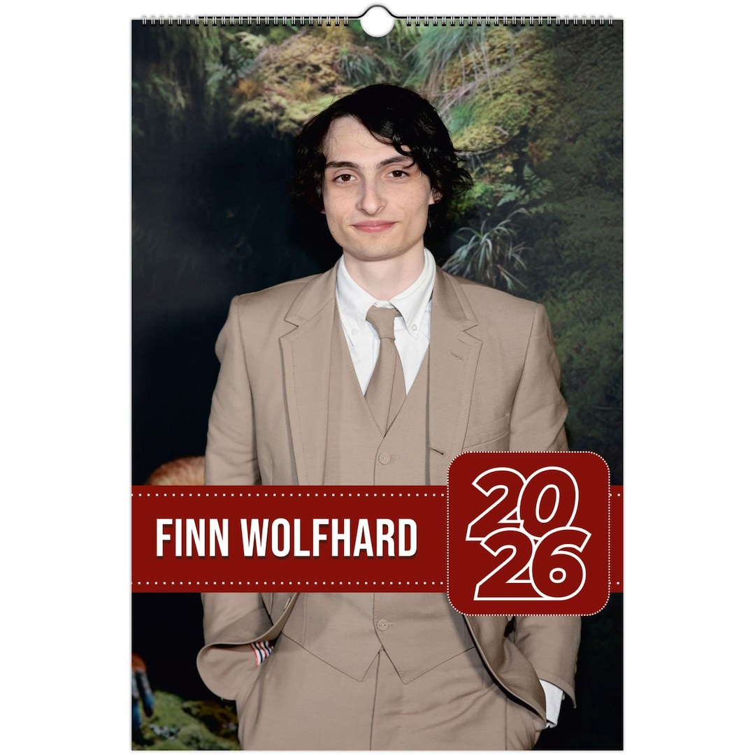 Finn Wolfhard 2026 Wall Calendar Exclusive Celebrity Poster Calendar Il F4z1 