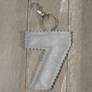 Number 13 Keyring - Etsy