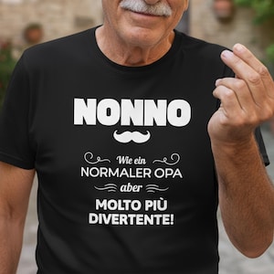 T-shirt Nonno | Avec une inscription humoristique pour les grands-pères italiens