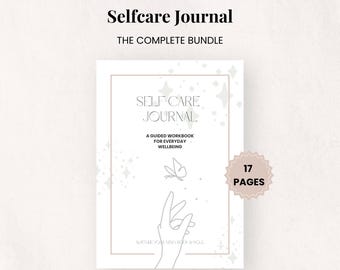 Self-Care Journal| 17-Page Self Care Planner| Daily Weekly Monthly Tracker | Mood & Energy Tracker | Vision Board | Self Love Workbook PDF