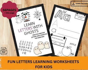 Alphabet Handwriting Practice Worksheets, Coloring Pages (Printable PDF)