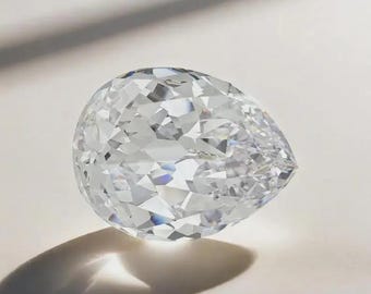 4.00 Ct Natural Pear Cut Diamond | Certified D Color VVS1 Loose Stone
