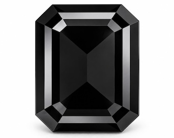 Octagon Cut 2.00 Ct Fancy Black Natural Diamond VVS1 GGDL Certified Loose Diamond Gemstone