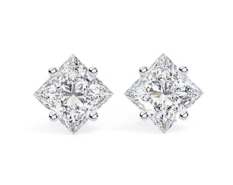 1 Ct Princess Cut Diamond D Color VVS1 6x6mm Square Loose Diamond Certified Gemstone