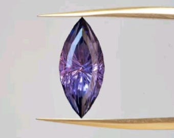 2 Ct Purple Diamond Marquise Cut Loose Gemstone Royal Violet Luxury Stone Ring Making