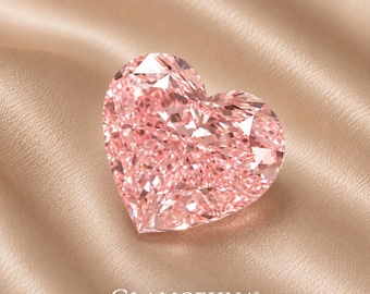 3 Carat Fancy Pink Lab-Grown Diamond | Heart Cut for Romantic Vibe