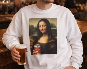 Bluza Stella Drunk Mona Lisa - Bluza z kapturem Stellar Art