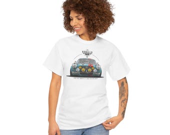 Classic Rally Porsche 911 Tee | Vintage Race Car Illustration