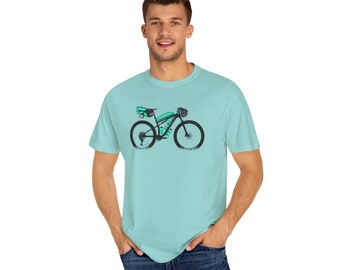 Bikepacking MTB T Shirt, Bike Riding, Bike Packing, bikepacking, adventure bike, gravel cycling, cycling, bike