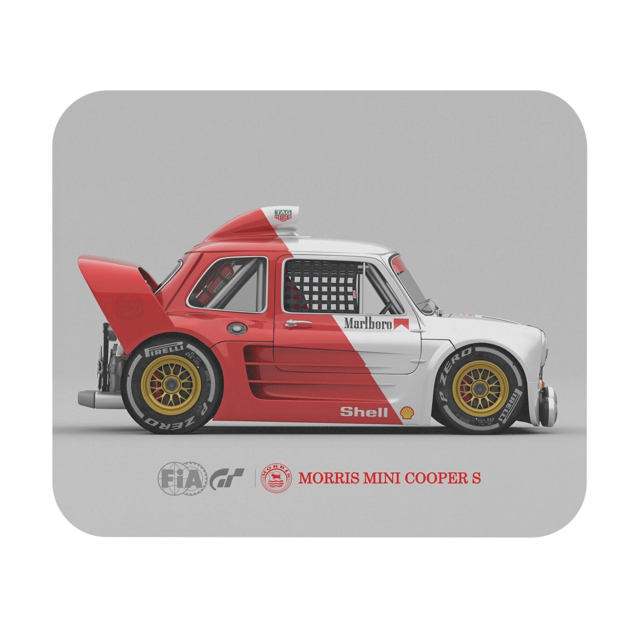 Vintage Mini Cooper GT Racer Concept Art Mouse Pad, Mouse, Car Lovers ...