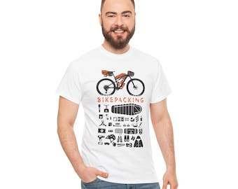 MTB Mountain bike, bikepacking, bike gift, t-shirt, Tee, biker, Gift for biker