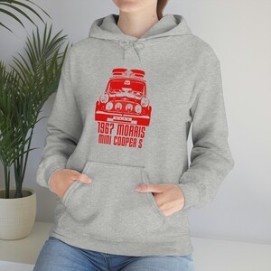 1967 Morris Mini Cooper S Monte Carlo Rally Winner Sweatshirt Hoody