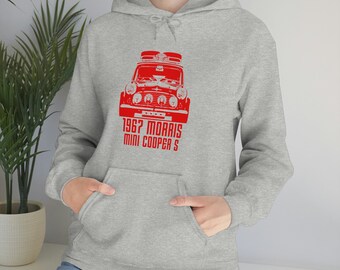 1967 Morris Mini Cooper S Monte Carlo Rally Winner Sweatshirt Hoody