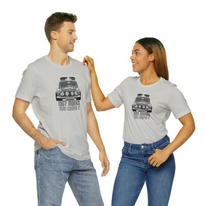 1967 Morris Mini Cooper S Monte Carlo Rally Winner Unisex Jersey Short Sleeve Tee