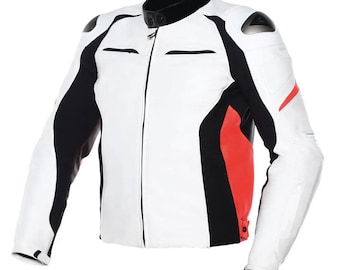 Custom Cowhide Leather Motorbike Jacket, Protective Gear