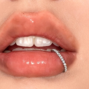 Anello per labbro 16G, perno per labbro personalizzato, anello in stile punk, piercing alla cartilagine e al trago, perno in acciaio al titanio, gioielli per piercing