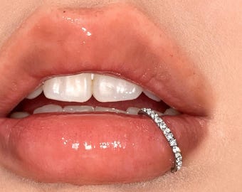 Anneau pour les lèvres 16G, clou pour les lèvres personnalité, anneau de style punk, piercing au tragus cartilage, clou en acier au titane, bijoux de piercing