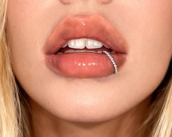 Anello per labbro 16G, perno per labbro personalizzato, anello in stile punk, piercing alla cartilagine e al trago, perno in acciaio al titanio, gioielli per piercing