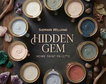 Paleta de pinturas Sherwin-Williams: Joya oculta: Tonos terrosos suaves (Descarga digital)