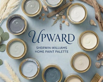 Paleta de pintura Sherwin-Williams Upward: Coastal Blues (Descarga digital)