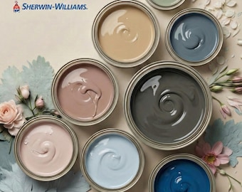 Paleta de pintura Sherwin-Williams estilo Mid Century Modern (Descarga digital)