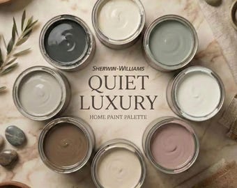 Lujo silencioso – Paleta de pinturas neutras de Sherwin-Williams / Descarga digital