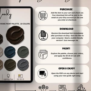 Moody Sherwin-Williams färgpalett – Djupa neutrala hemfärger (digital nedladdning) bild 12