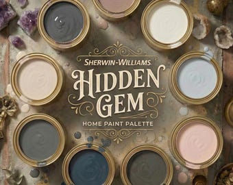 Paleta de pinturas Sherwin-Williams: Joya oculta: Tonos neutros y terrosos suaves (Descarga digital)