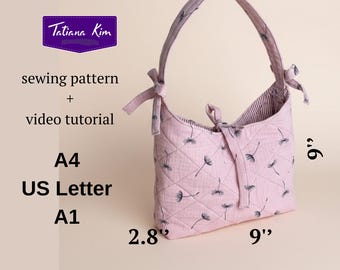 Slouchy hobo-tas naaipatroon pdf + videotutorial