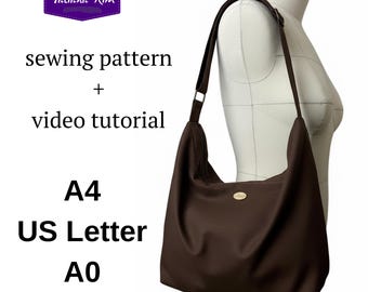 Naaipatroon leren hobotas, beginnersvriendelijk (pdf-patroon)