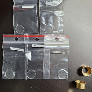 Oferta de 5 unidades. Lente de repuesto de 12 mm para láseres de diodo. Sin latón.