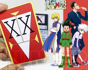 Handmade Custom Hunter X Hunter  ID Card License Badge HXH Cosplay