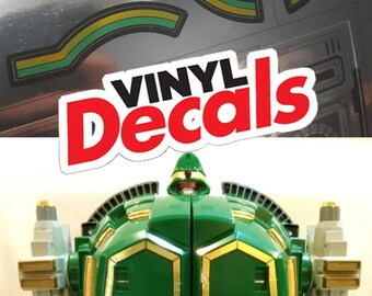 Decals Replacement Dx vintage Tor the Shuttlezord Megazord Power Ranger Daimugen Dairanger