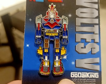 Voltes V godaikin popy Robot Chogokin Diecast Pin